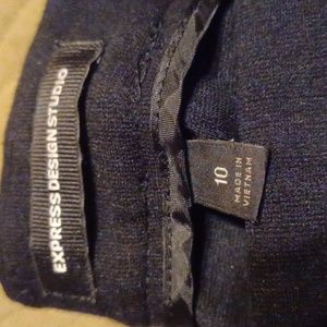 Mid waist side zip dressy leggings